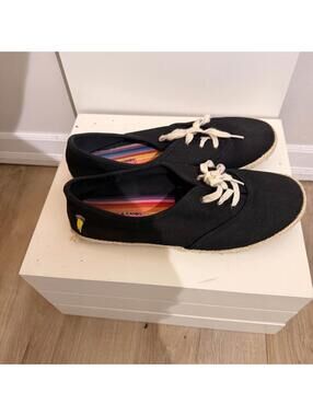 Rock and Candy Hiccup Canvas Sneakers Women's 8 Black